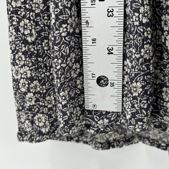 Faherty Dress Womens S Sirene Navy Tiered Mini White Ditsy Florals Knee Length - Picture 11 of 14